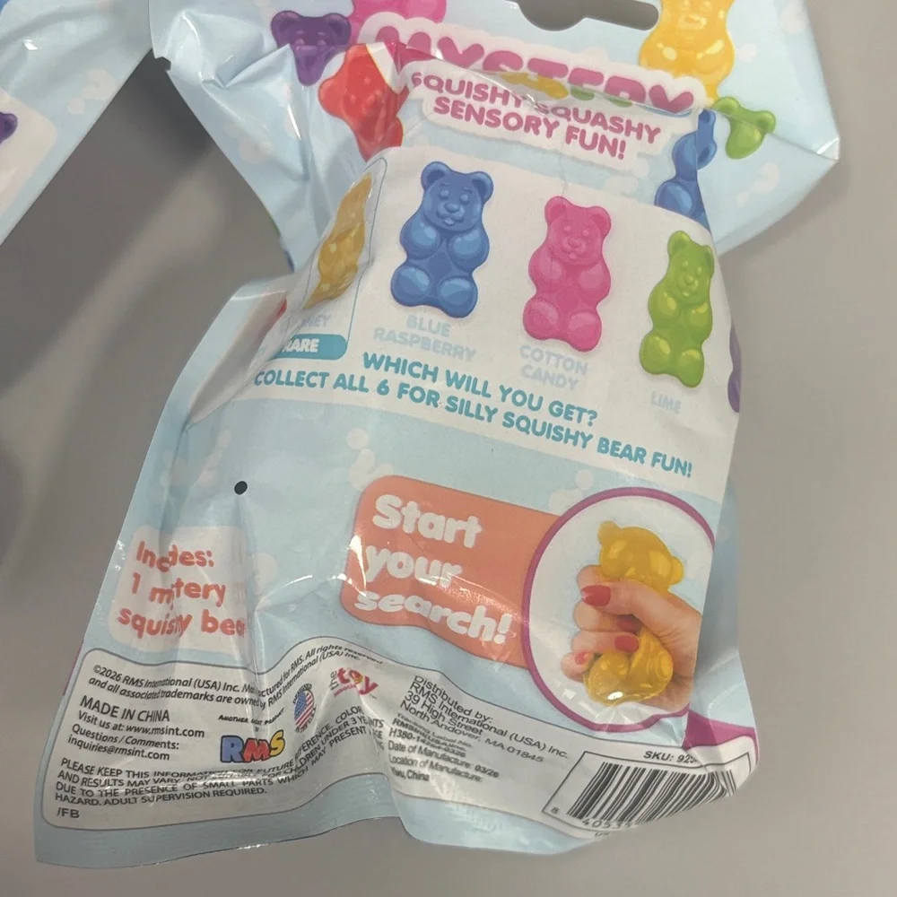 Viral Mystery Squishy Bears Pack of 2 Bears
